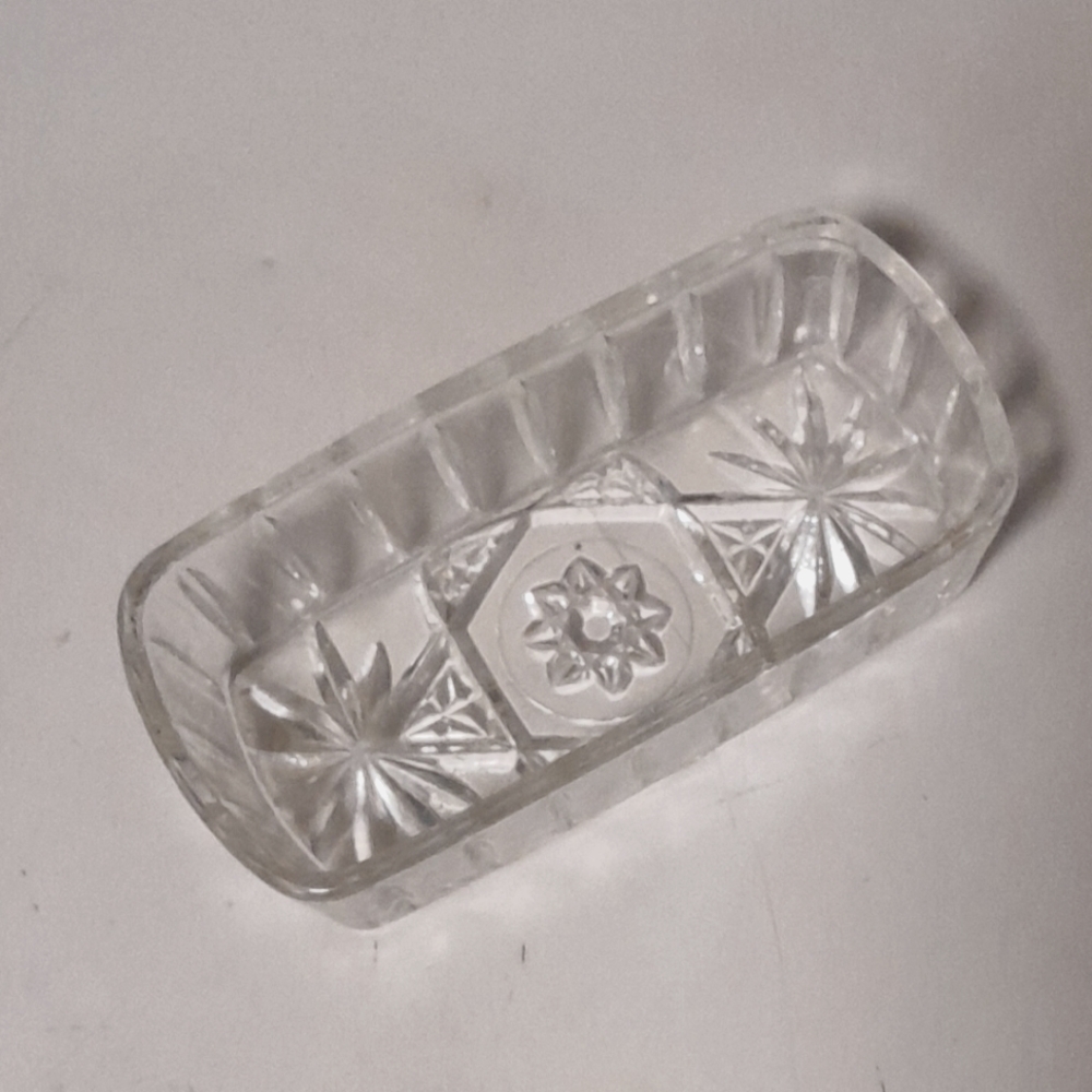 Glass Butter Bowl/Holder